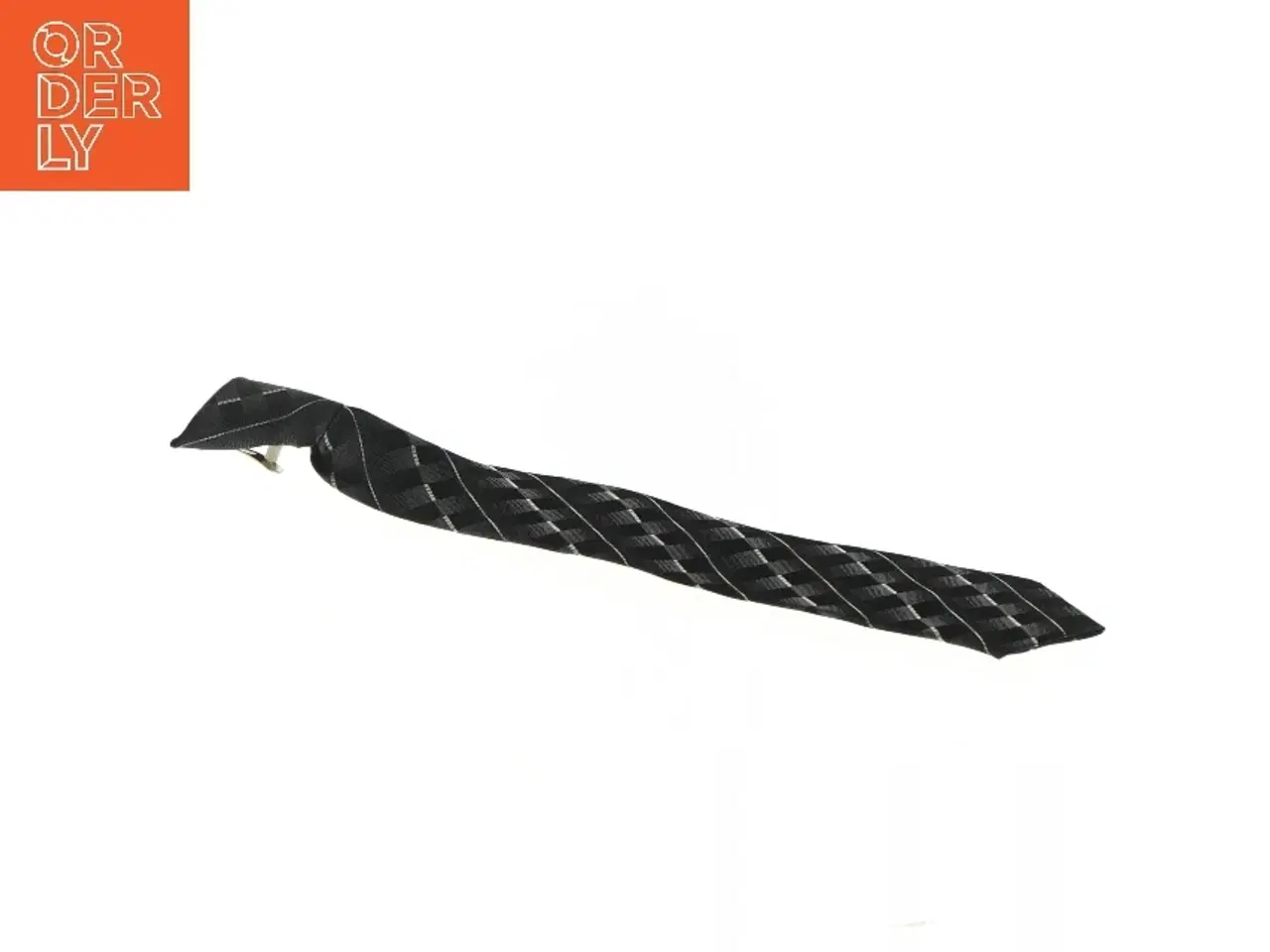 Billede 3 - Sort slipse med mønster (str. 27 cm)