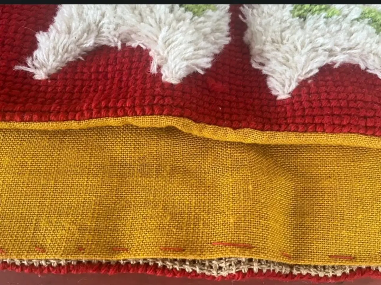 Billede 5 - Rya tæppe/pude betræk, med 2 katte