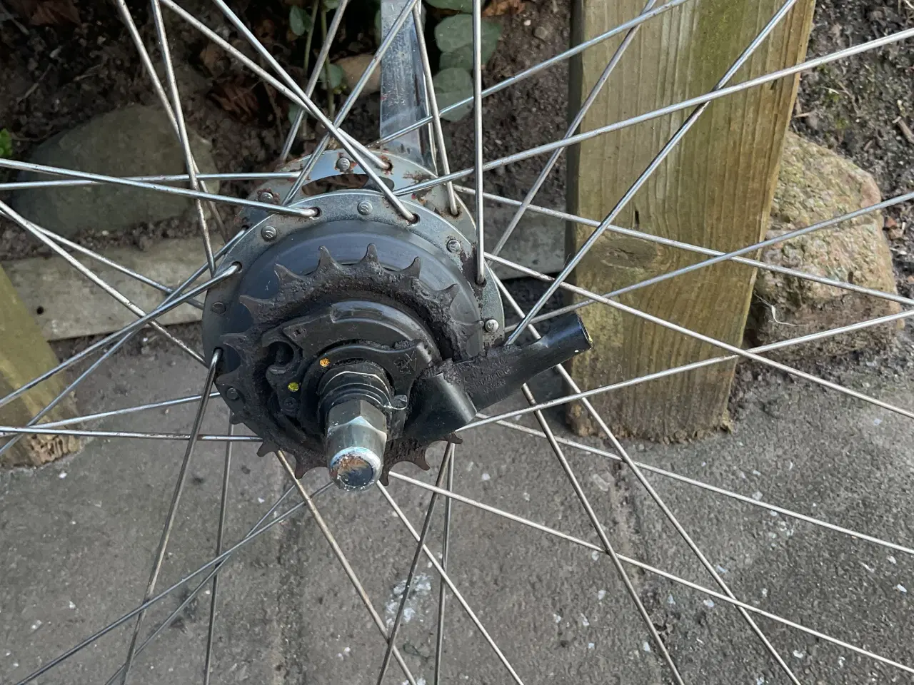 Billede 1 -  7 gears cimanogearbaghjul med 