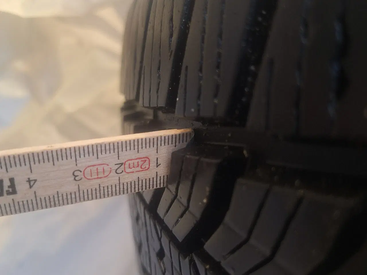 Billede 2 - 215/60-16 Vinter 75-80% mønster.