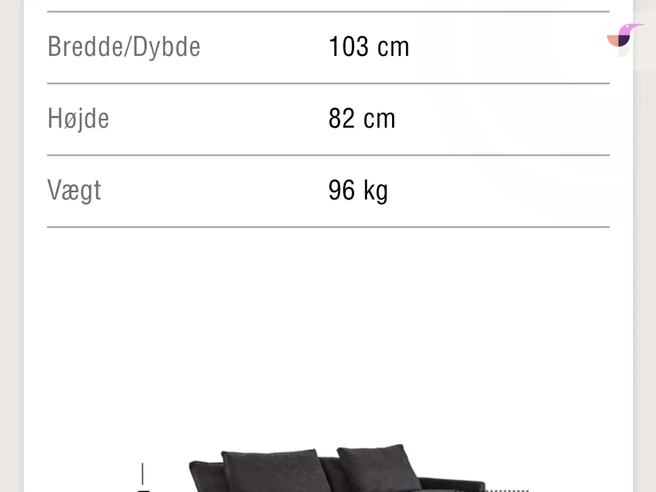 Billede 4 - Heaven sofa m. puf