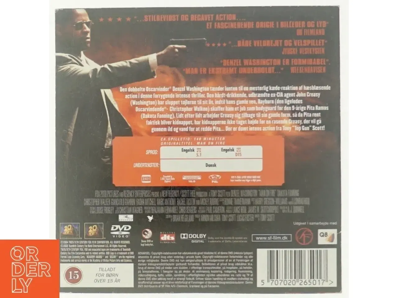 Billede 3 - Man on Fire (DVD)