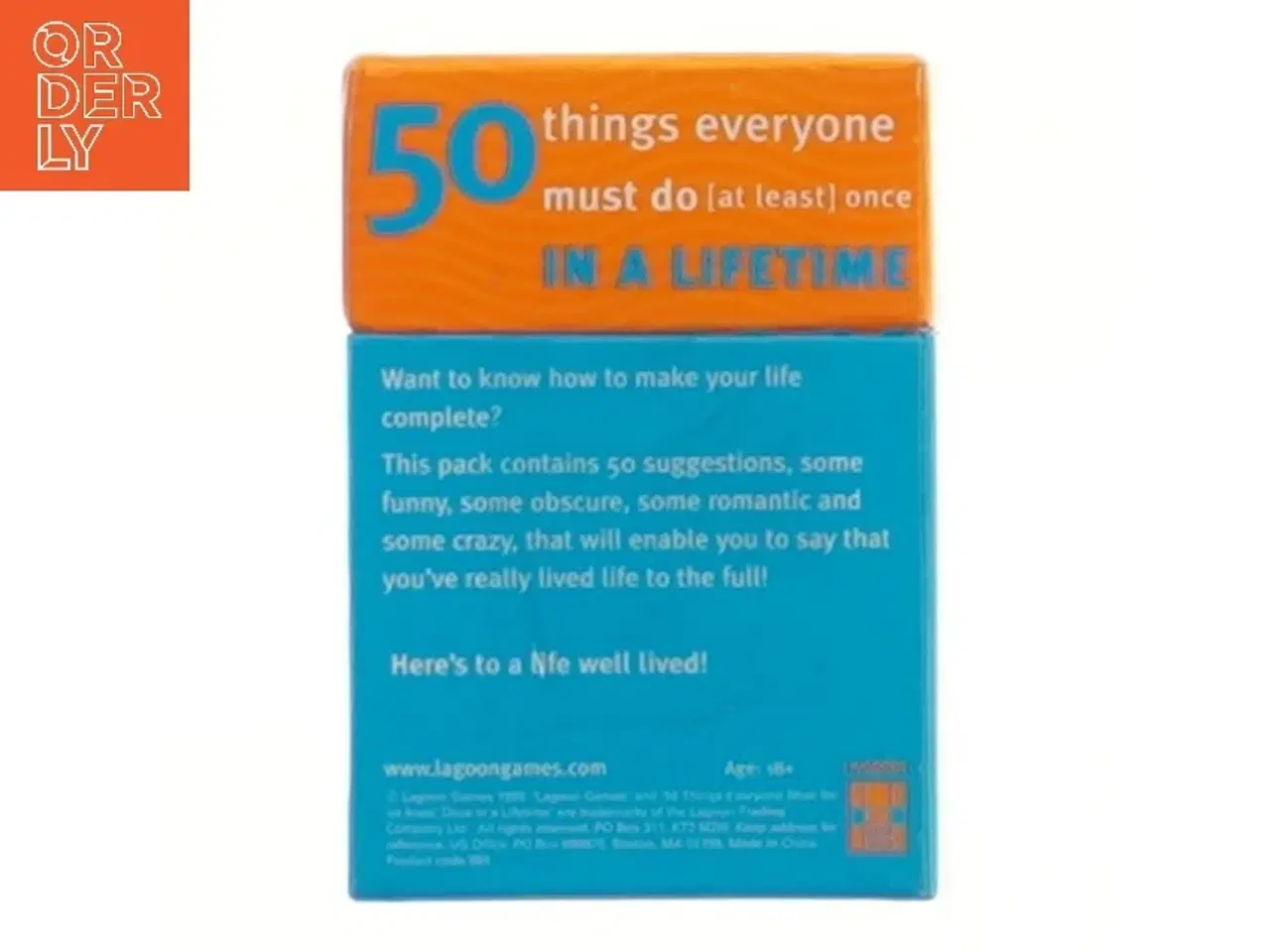 Billede 2 - Kortspil: 50 ting alle skal gøre fra Lagoon (str. 9,5x6,5 cm)