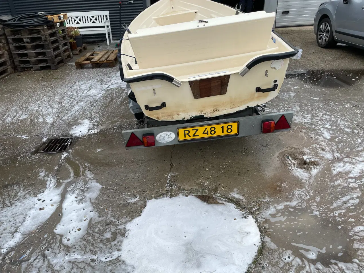 Billede 6 - 14 fod jolle med 10 hk Honda og trailer