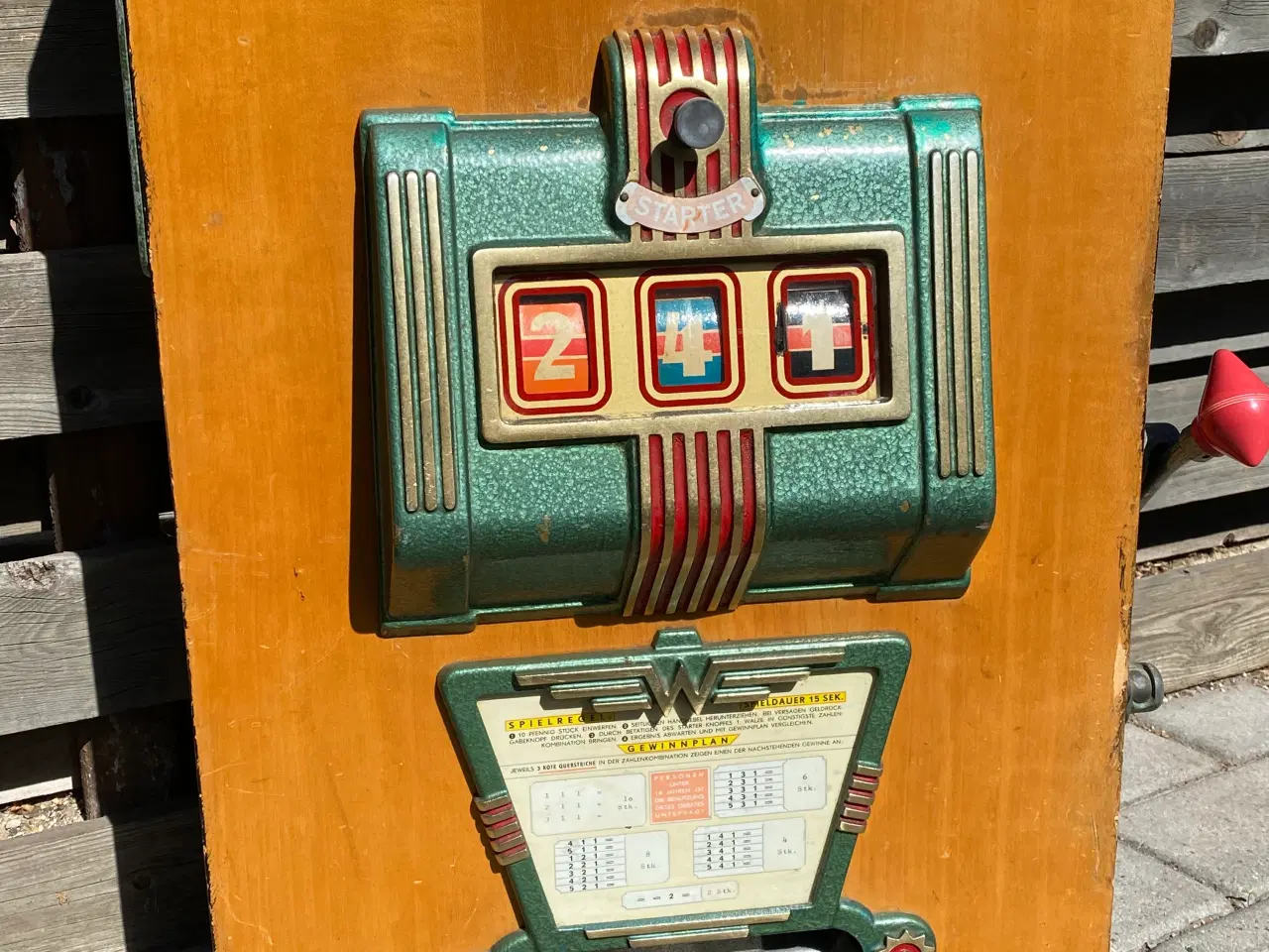 Billede 1 - Spilleautomat /enarmet tyveknægt