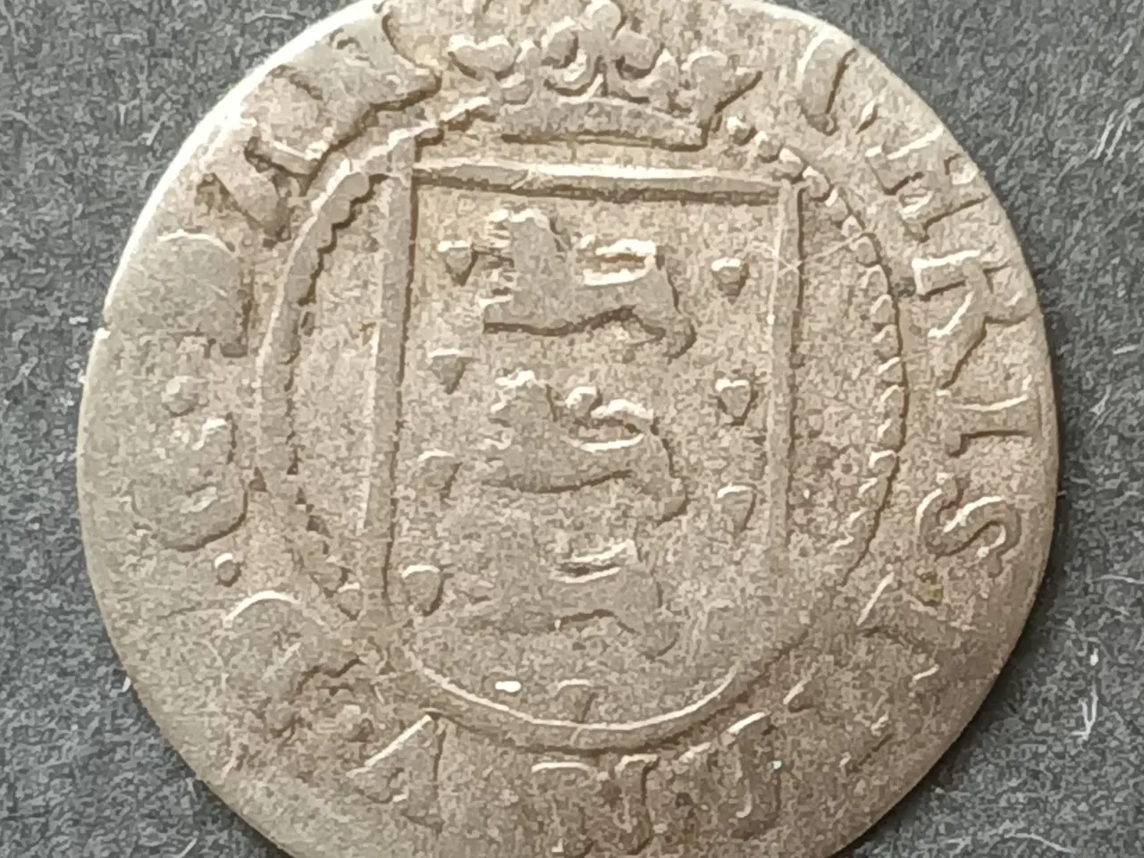 Billede 2 - Danmark Christian den 5. 2 Skilling 1677