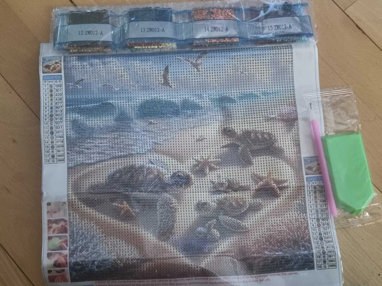 Billede 1 - Diamond painting 30x30