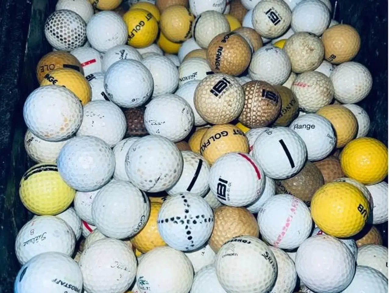 Billede 1 - Golfbolde, Grimme/små defekter