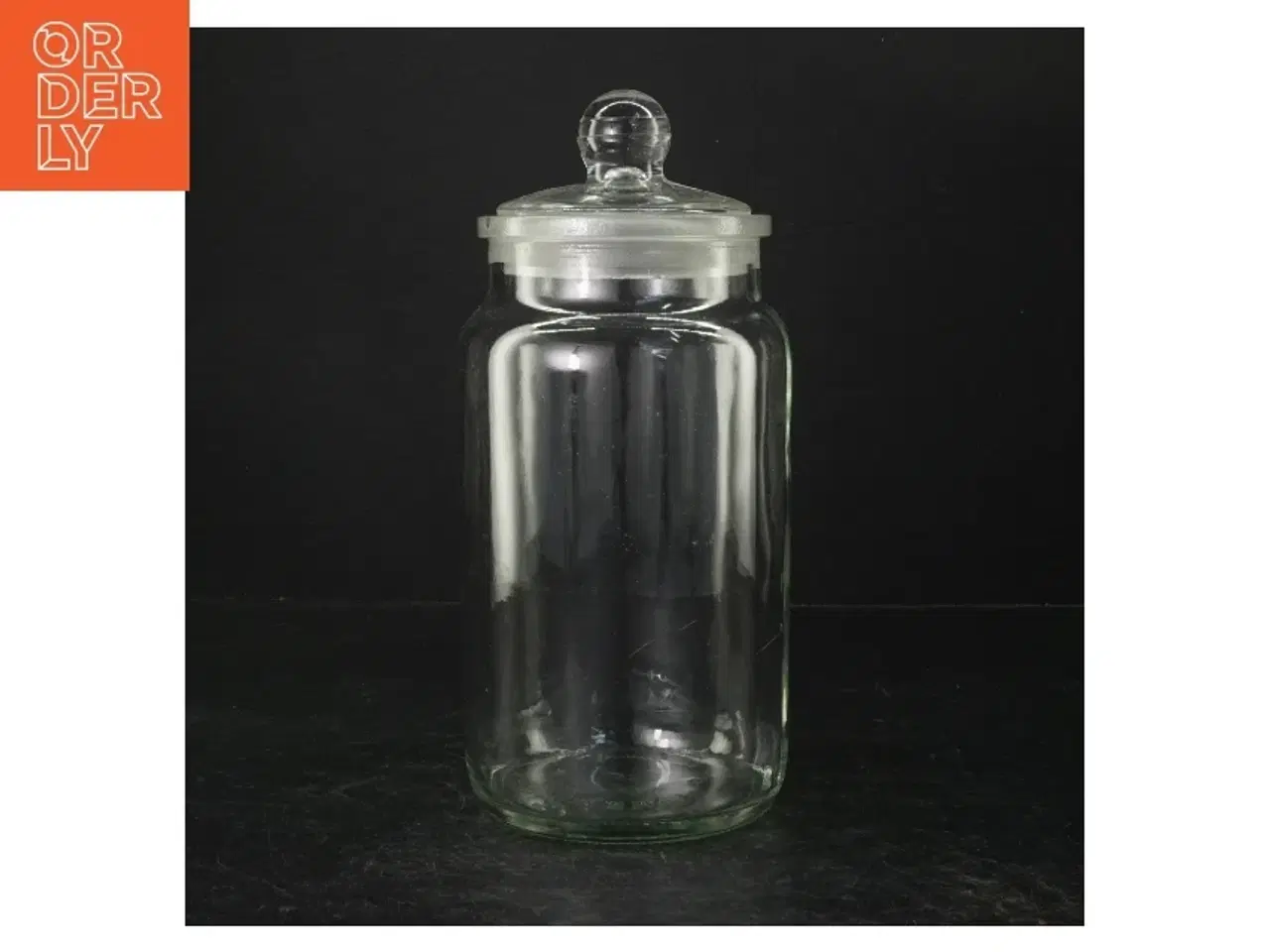 Billede 2 - Glasbeholder med låg fra Ravenhead (str. Ø. 11 cm. længde, 21 cm)