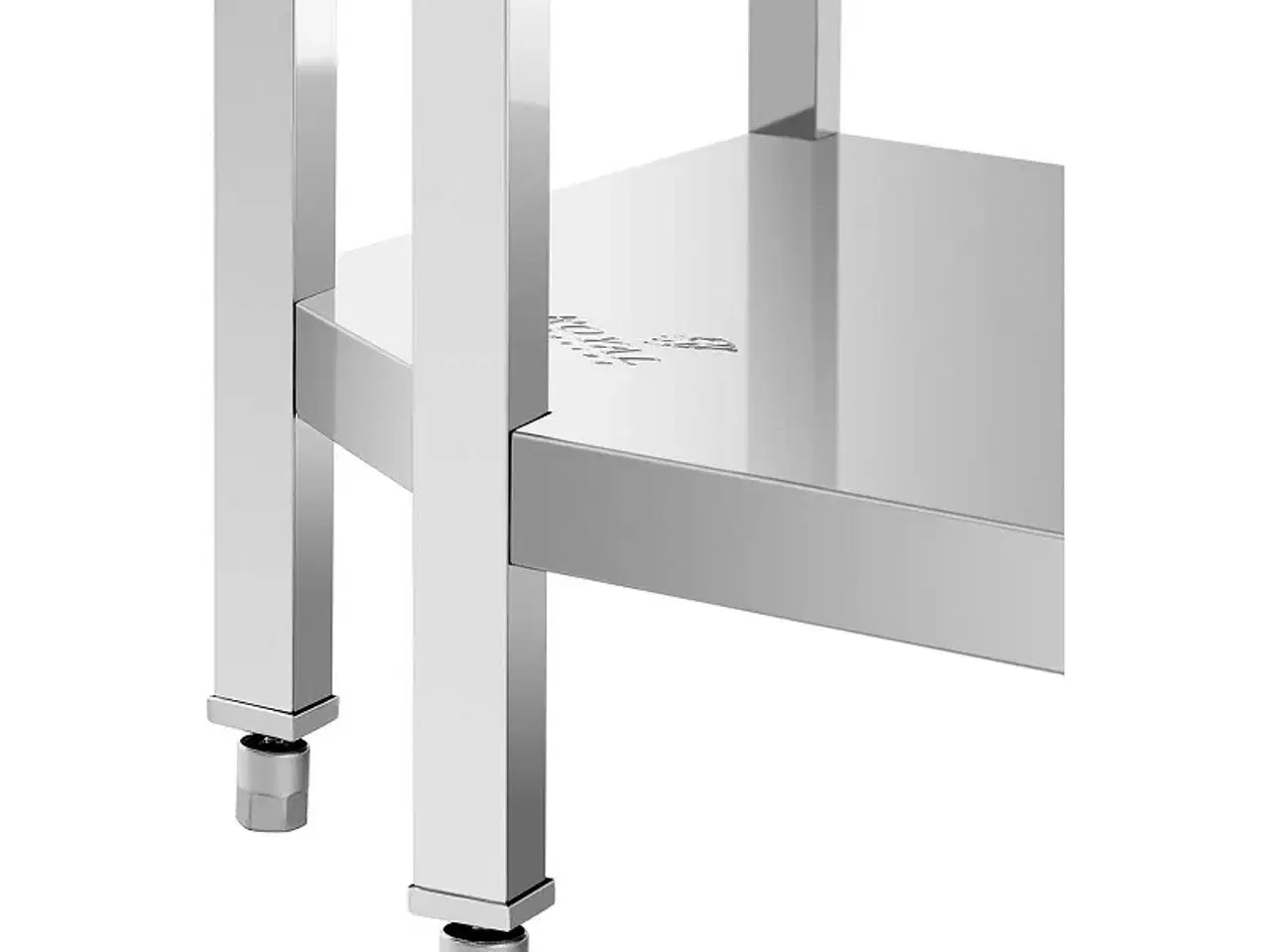 Billede 5 - Hjørnebord rustfrit stål – 90 x 70 cm