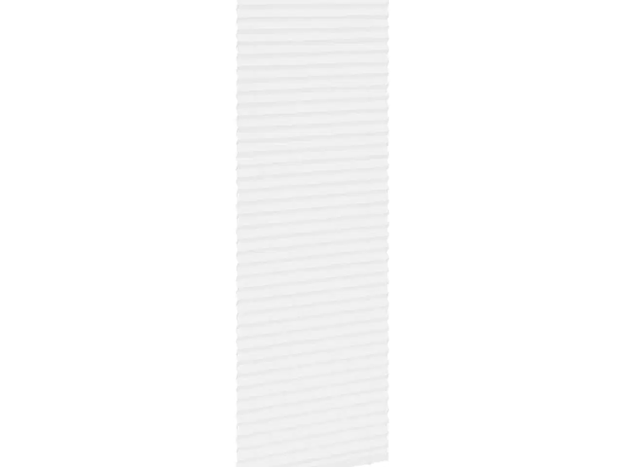 Billede 4 - Plisségardin Hvid 45x150 cm Stofbredde 44,4 cm Polyester