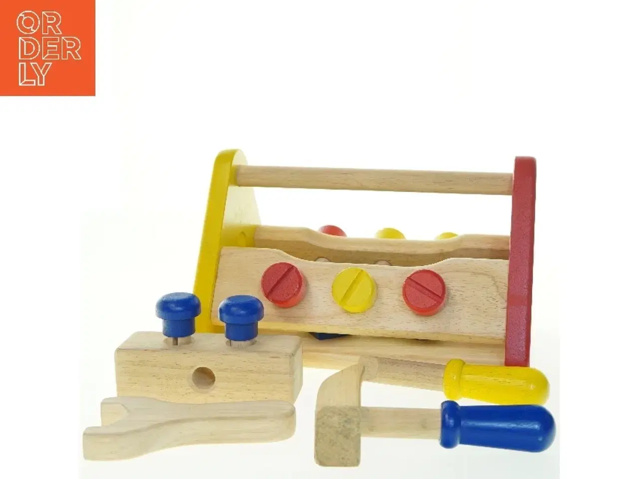 Billede 2 - Træværktøjsæt til børn (str. 29x19 cm)