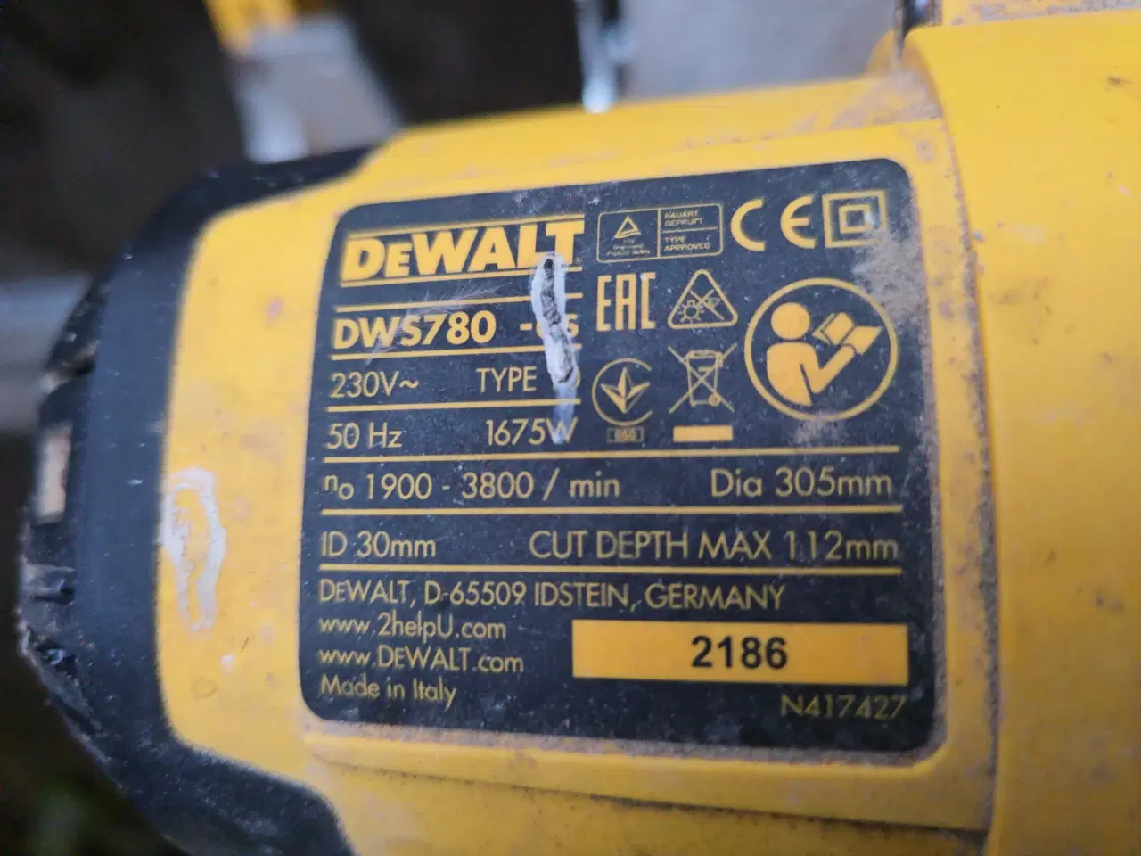 Billede 2 - DeWalt kap-/geringssav DWS780 XPS