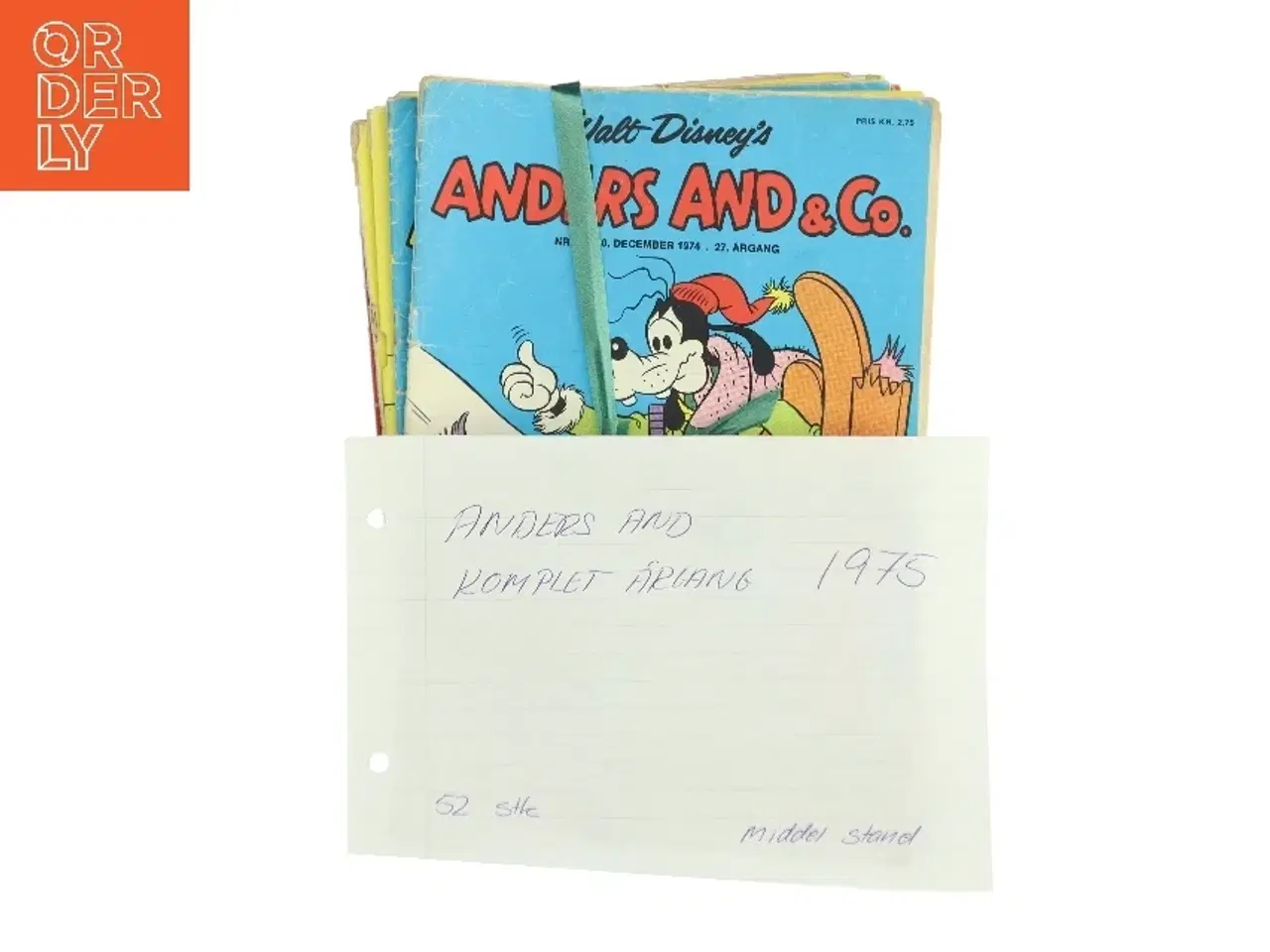 Billede 1 - Anders And - komplet årgang 1975(Bog)