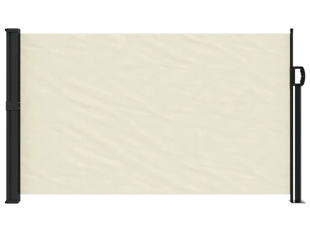 Billede 3 - Sidemarkise 117x300 cm sammenrullelig cremefarvet