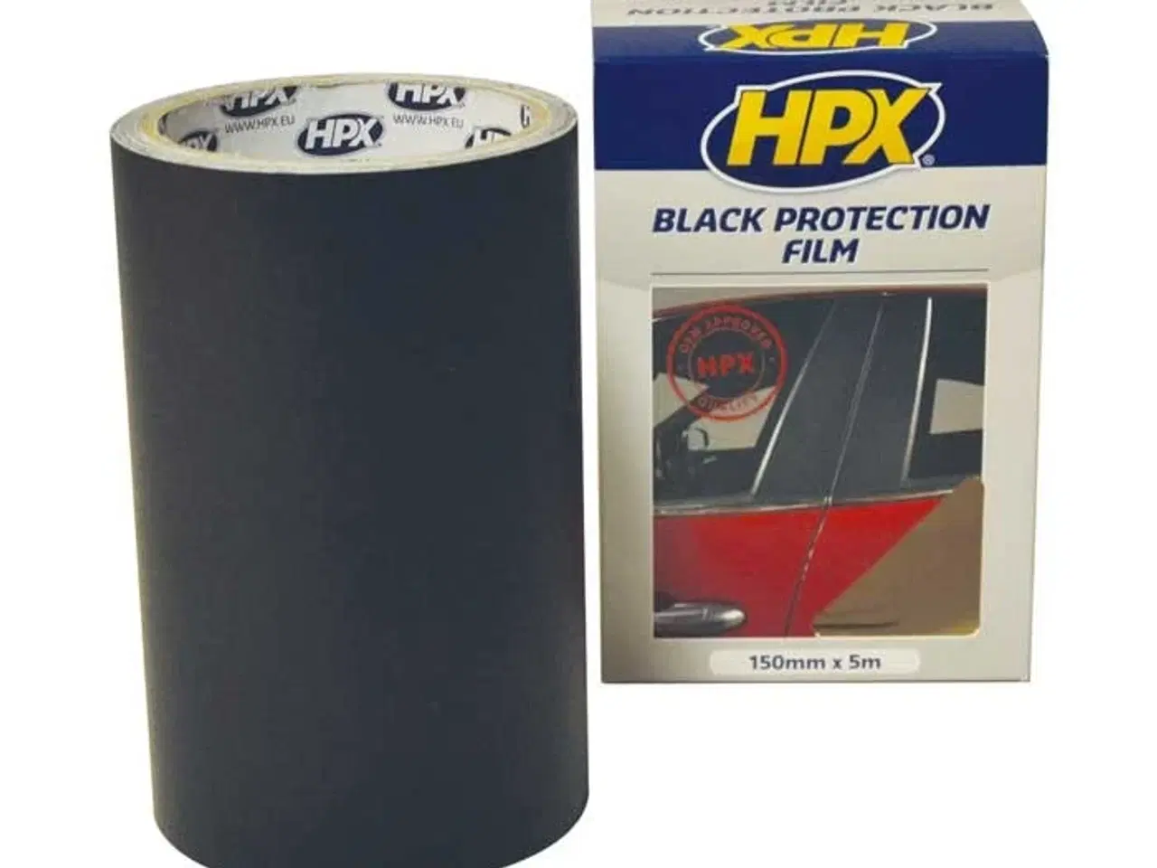 Billede 1 - HPX sort beskyttelsesfilm 150mm x 5m