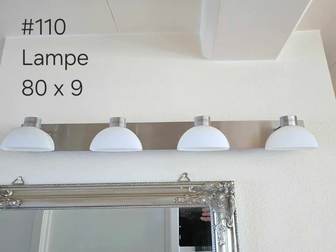 Billede 1 - Væglampe - god over spejl