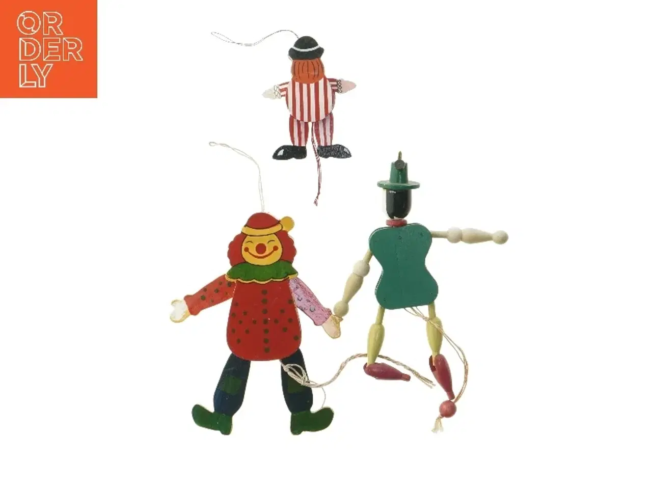 Billede 4 - Træfigurer til ophæng (str. 10 cm og 18 cm og 19 cm)