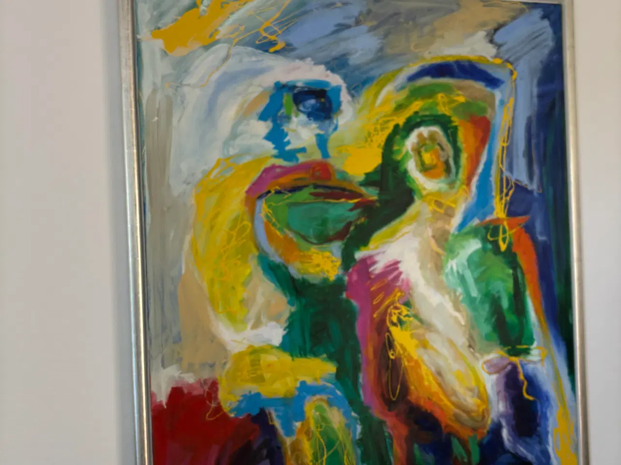 Billede 2 - Hanne Kjær maleri “På frie fødder” 201