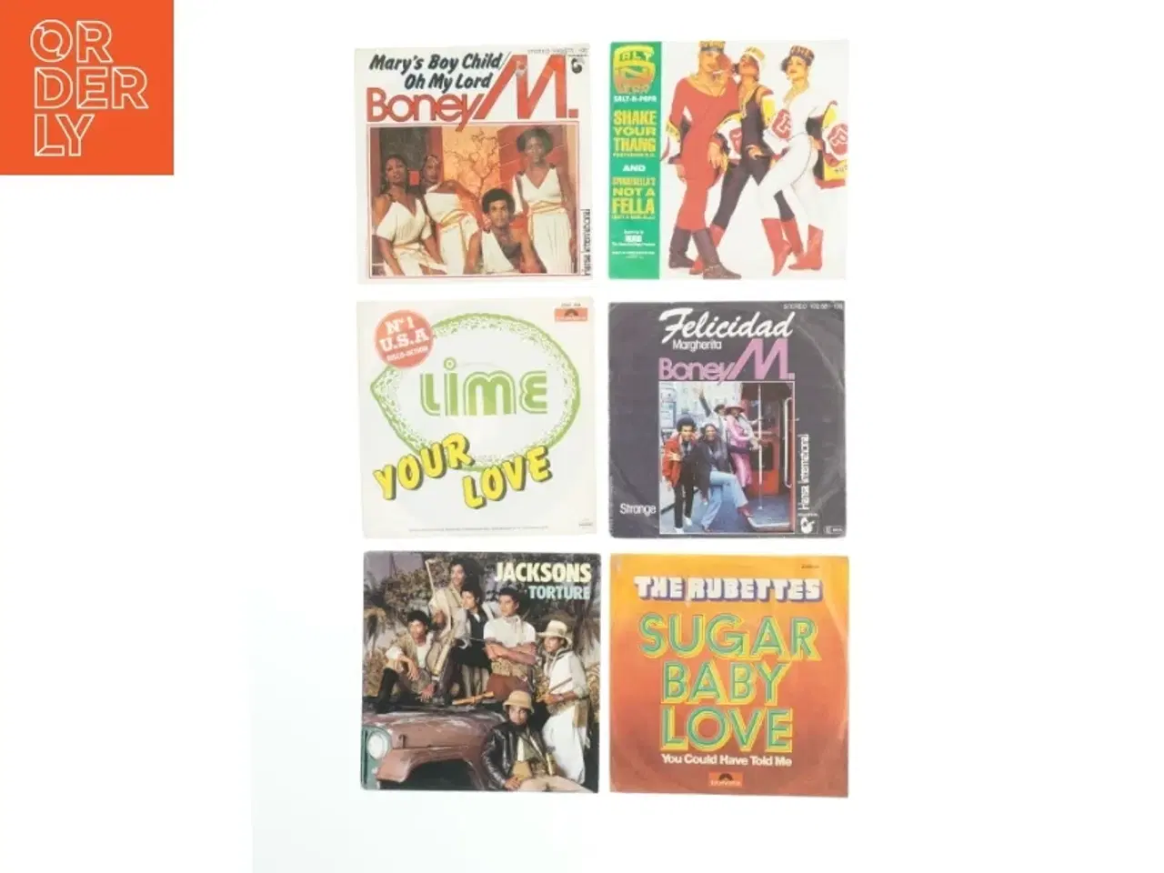 Billede 1 - Samling af 7” vinylsingler (str. Ø. 17,5 cm)