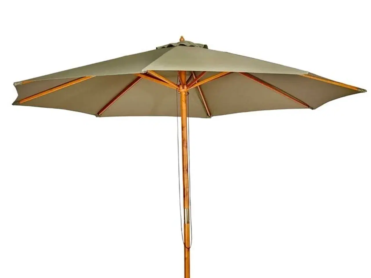 Billede 1 - Casa parasol ø 300 x 260 cm træ grøn(ubrugt)