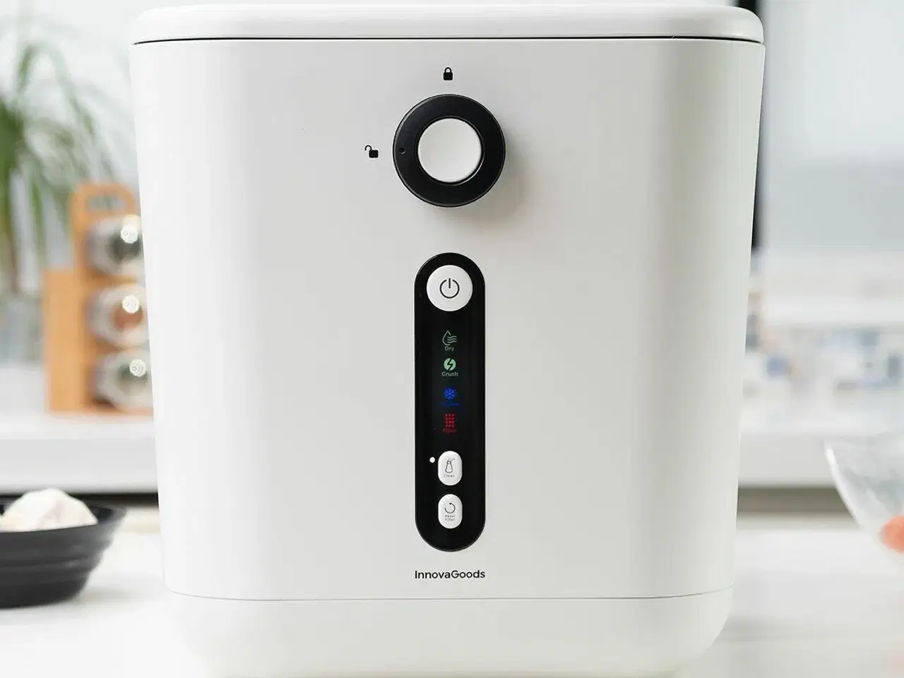 Billede 4 - Ewooster elektrisk kompostkværn til køkken - 3 l, 550 W