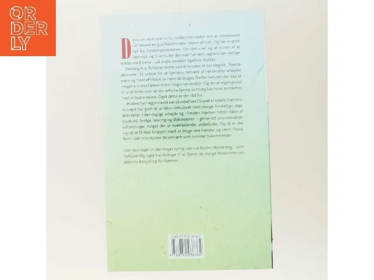 Billede 3 - Huskebogen : hjerneøkonomi og god hukommelse af Henning Kirk (Bog)