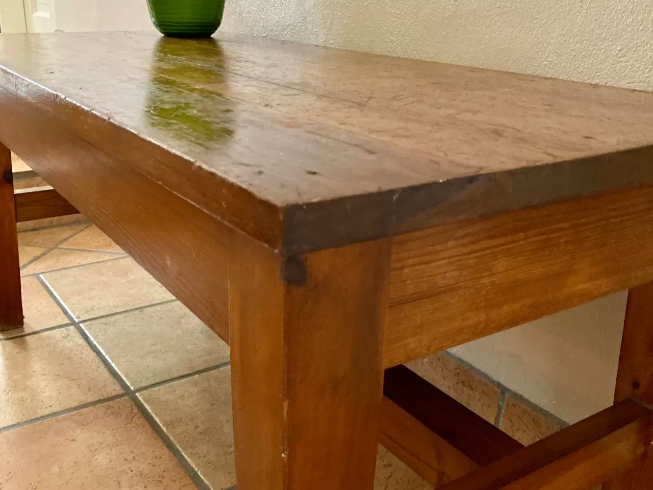 Billede 6 - Dansk 60’er sofabord i fyrretræ m/patina.