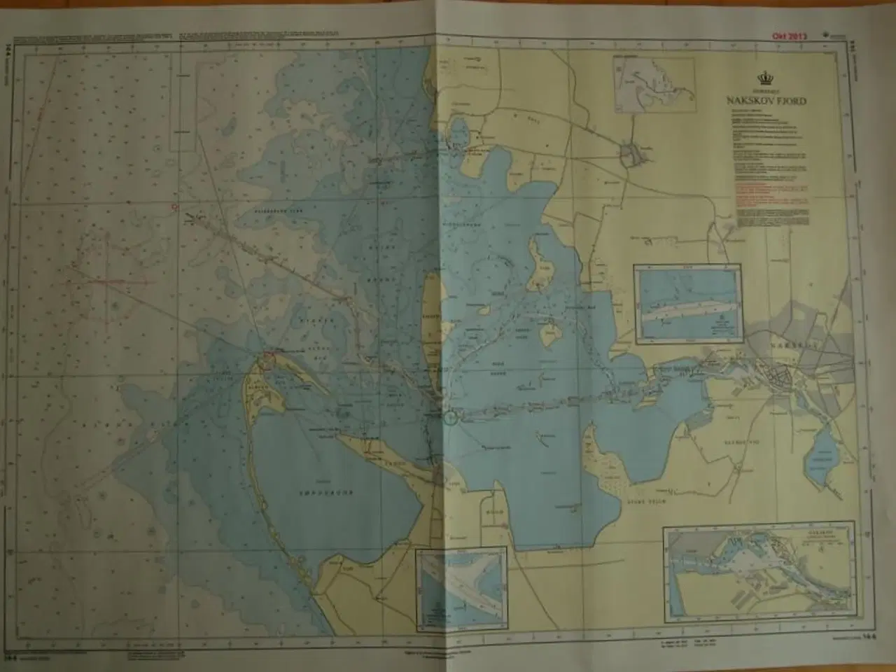 Billede 1 - Dansk Søkort 144 Nakskov Fjord