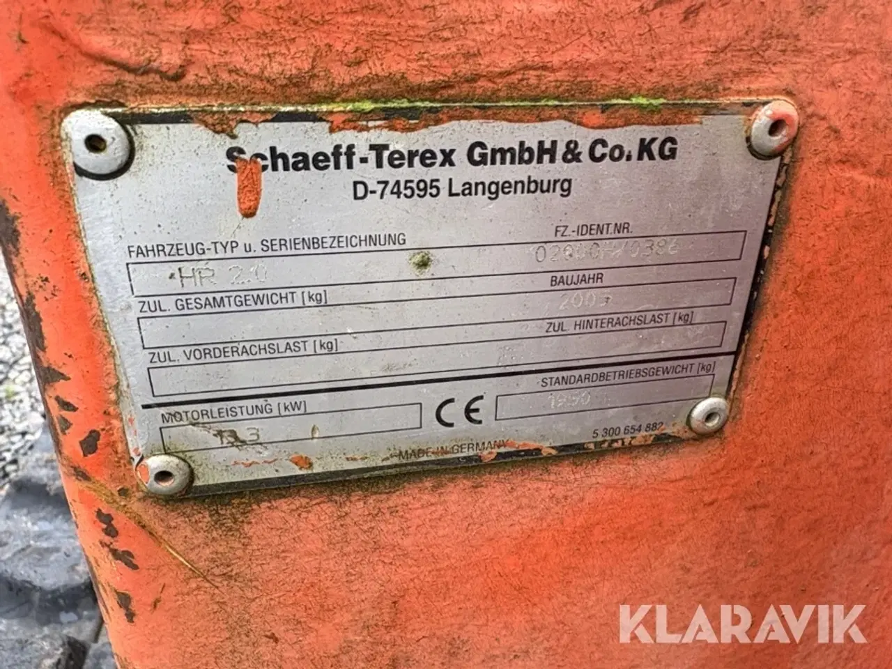 Billede 8 - Gravemaskine Terex HR 2.0