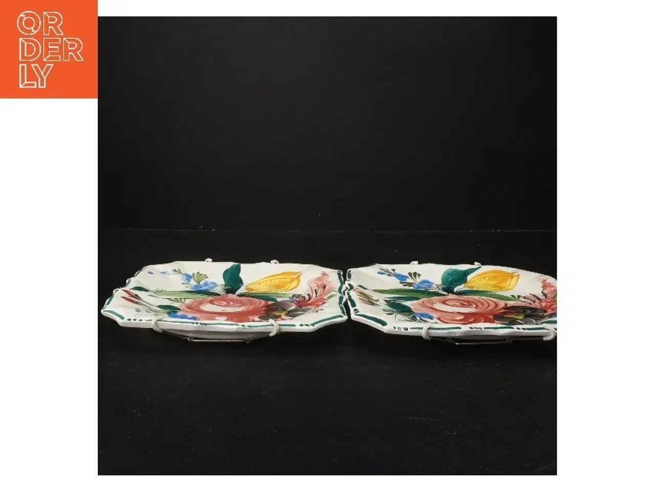 Billede 2 - Dekorative vægplatter med blomsterdesign (str. 20,5x20,5 cm)