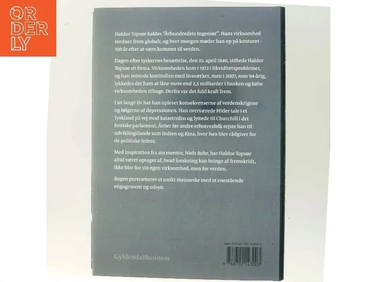 Billede 3 - Haldor Topsøe - et portræt af Thomas Larsen (f. 1964) (Bog)