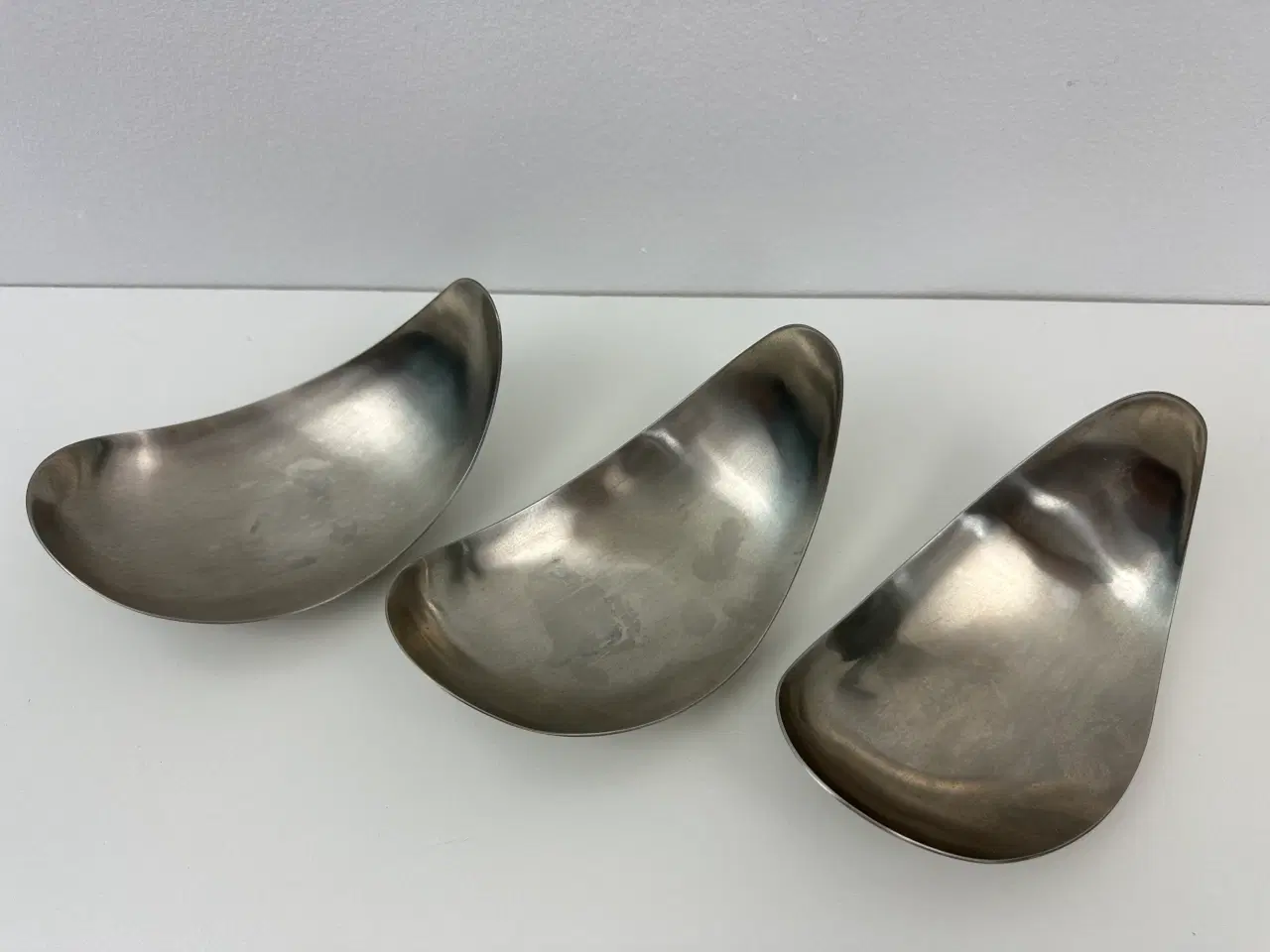 Billede 3 - 3 stk. Georg Jensen 'leaf' skåle