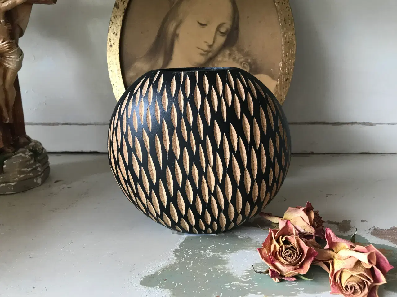 Billede 1 - Vase i træ