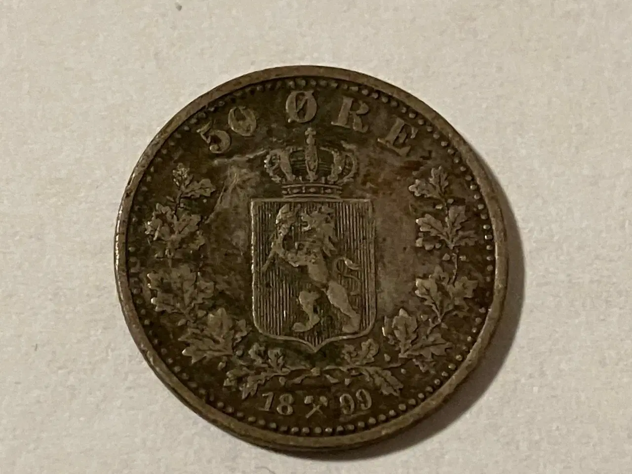 Billede 1 - 50 Øre 1899 Norge