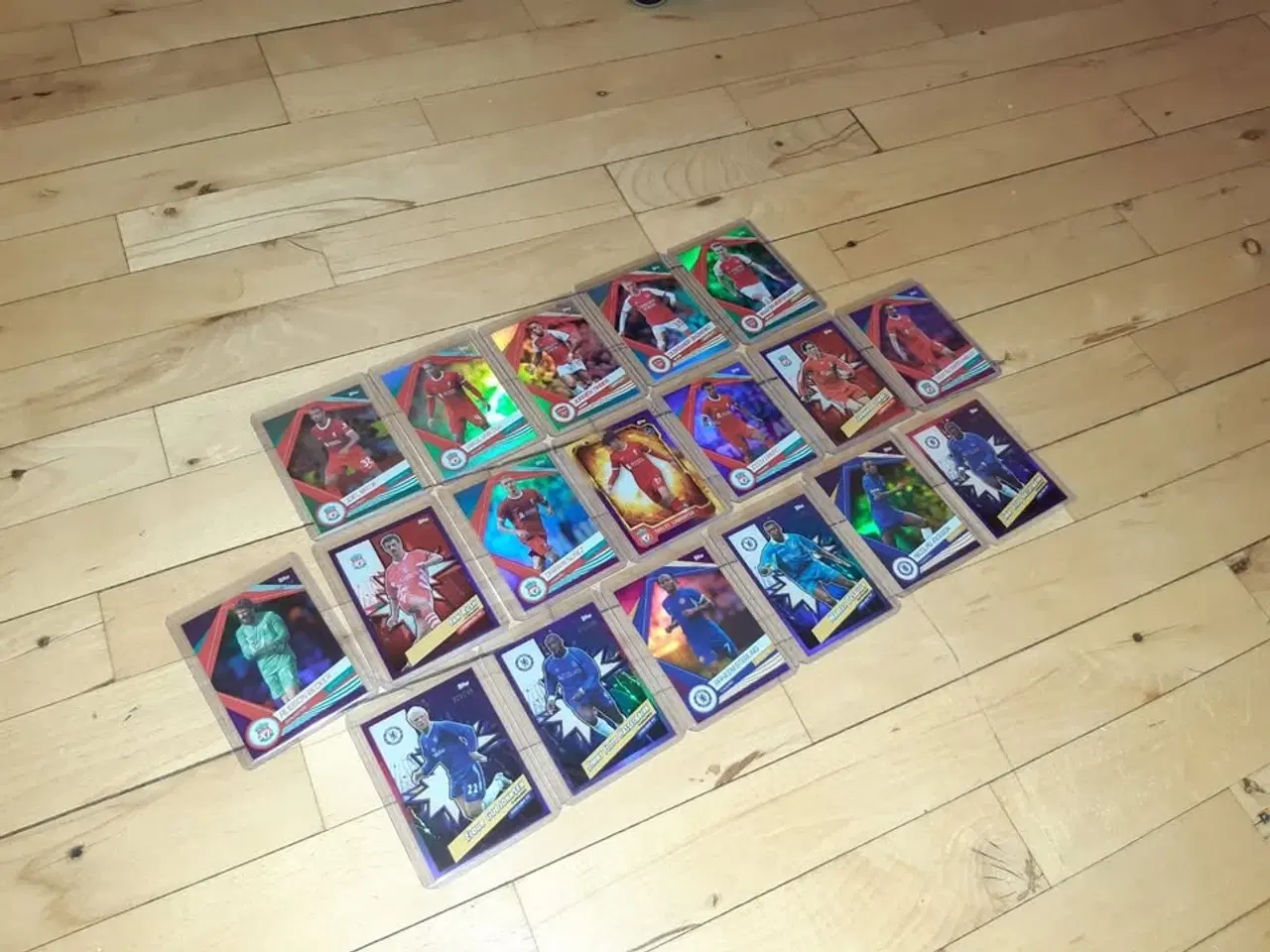 Billede 1 - Nummerede Fodboldkort.