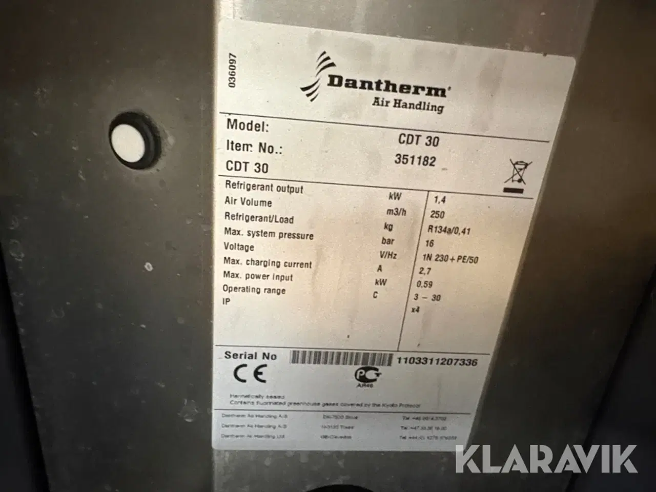 Billede 7 - Affugter Dantherm CDT 30