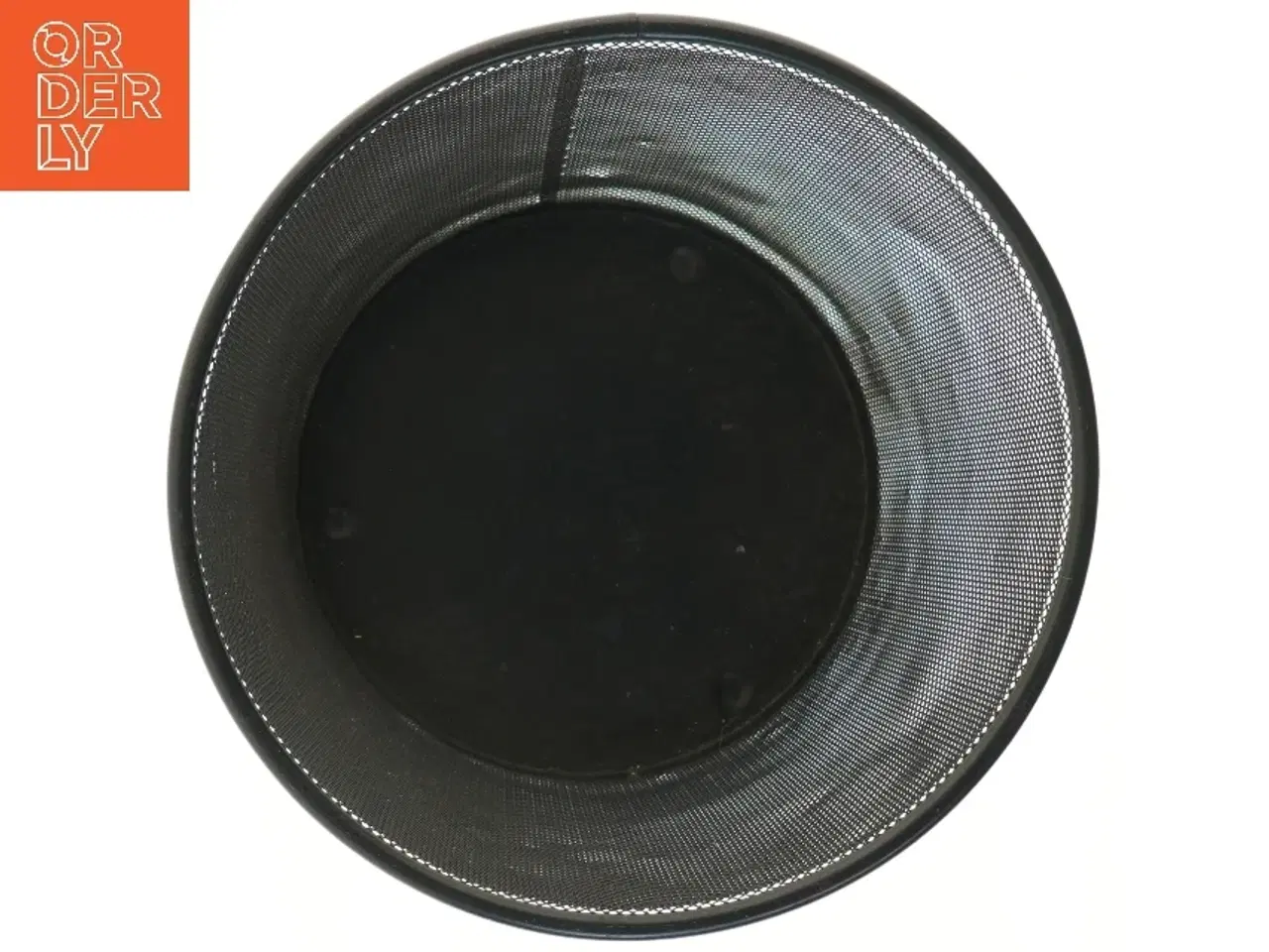 Billede 3 - Affaldsspand i sort metalnet (str. Ø 29,5 cm længde 35 cm)
