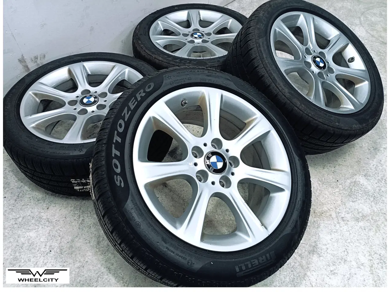 Billede 1 - 5x120 17" ET37 BMW Style-394 vintersæt inkl.TPMS