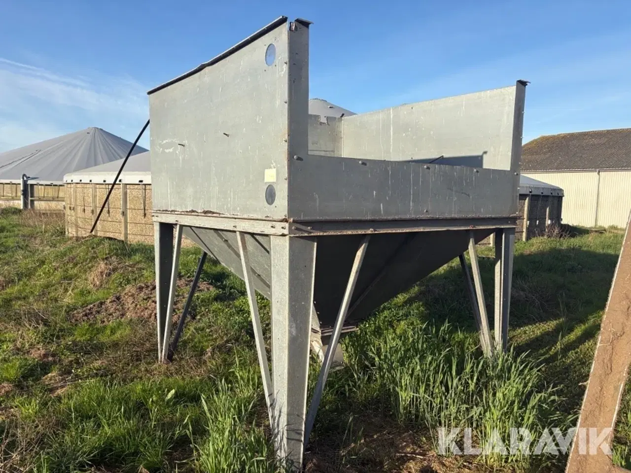 Billede 2 - Silo - galvaniseret - cirka 10m3