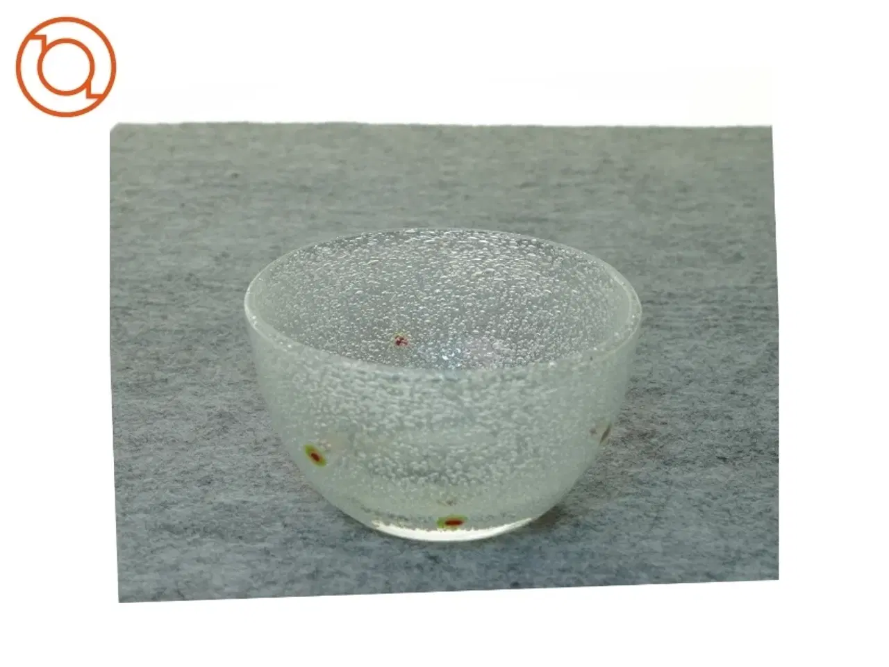 Billede 1 - Skål i glas (str. 12 x 7 cm)