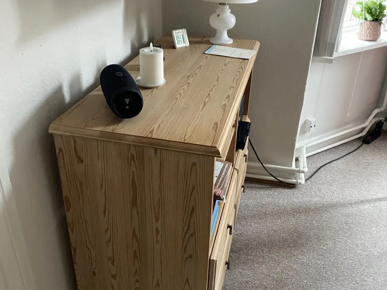 Billede 3 - Kommode sæbebehandlet fyrretræ