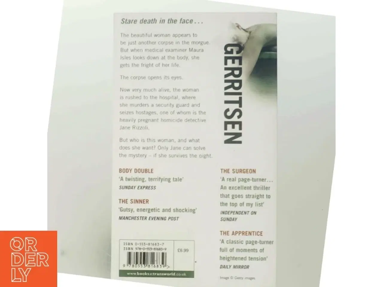 Billede 3 - Vanish af Tess Gerritsen (Bog)