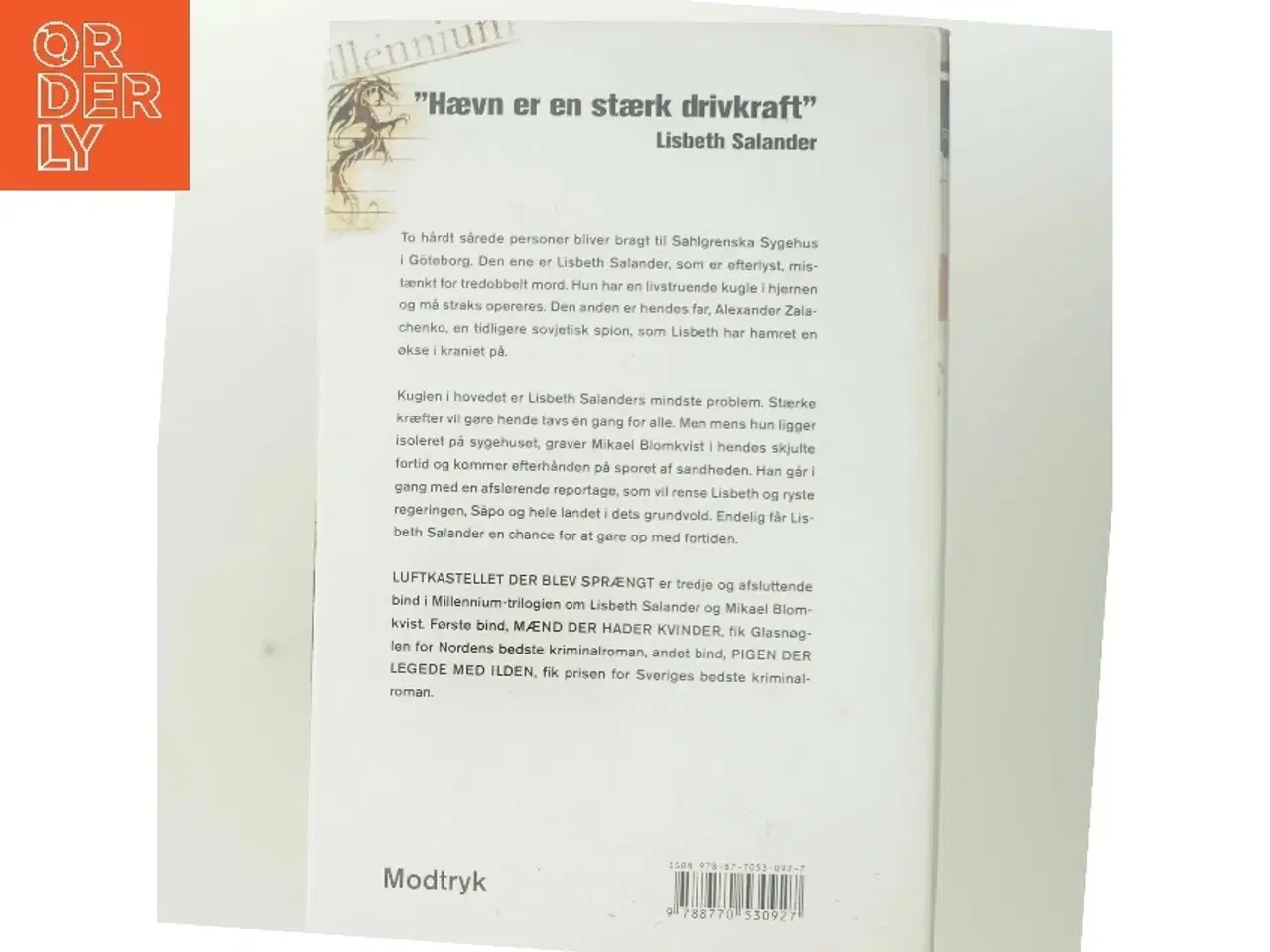 Billede 3 - Luftkastelletderblevsprngt Stir up a Hornets' Nest of Girl. Shi Dige Larsen. the Danish Original. Hardcover](chinese Edition) (Bog)