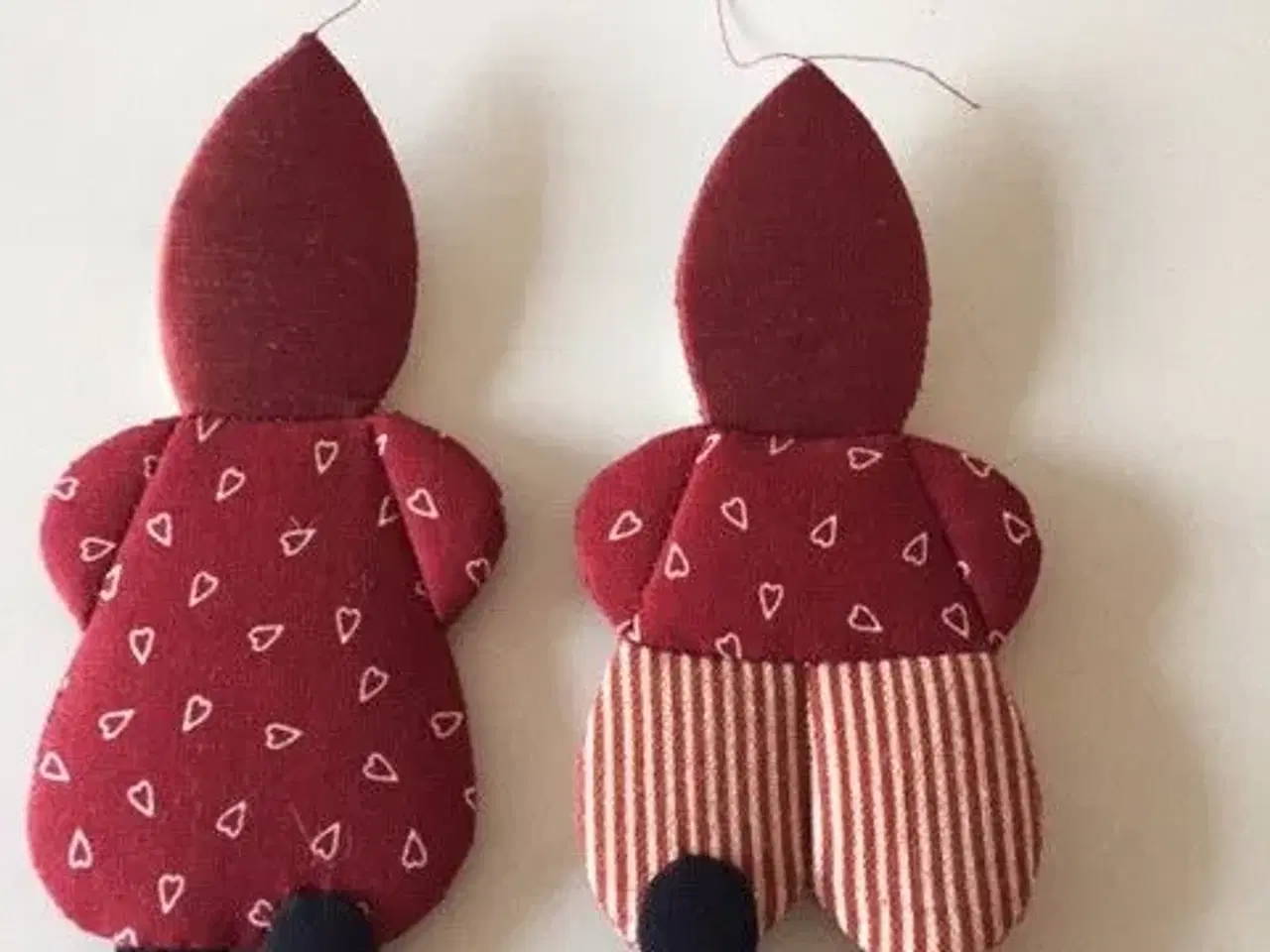 Billede 2 - Nissepar i patchwork