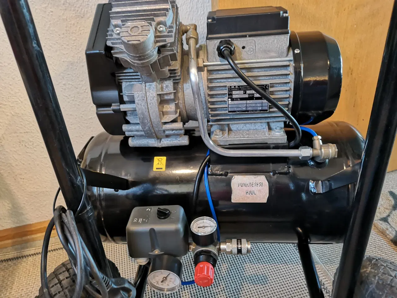Billede 8 - Tjep Kompressor, 25/240-2, Med 20 m slange,25 l ,1