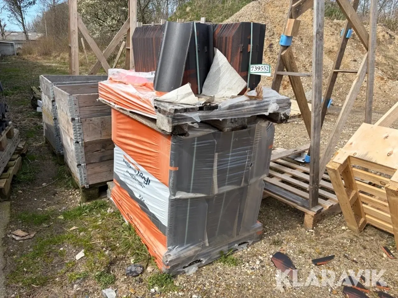 Billede 1 - Tagsten Randers Tegl Højslev LD sort engoberet 300 styk