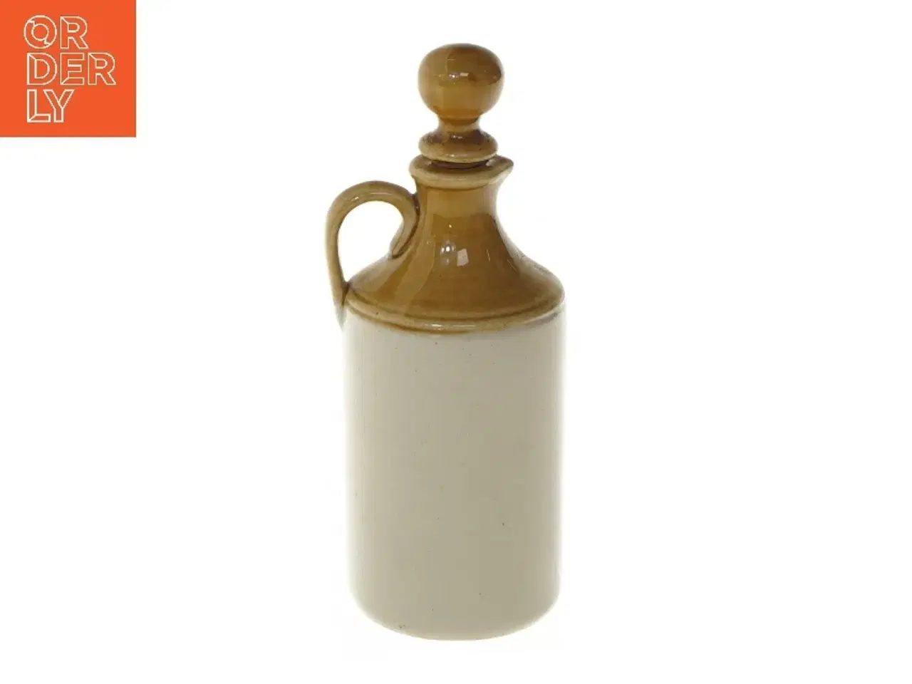 Billede 3 - Keramikflaske med låg (str. 16 cm)