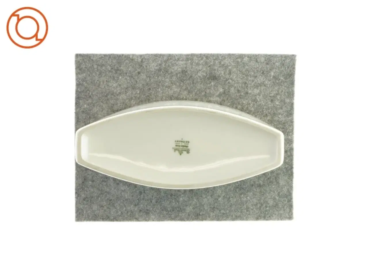 Billede 3 - Aflang vase med guldkant fra Rosendahl