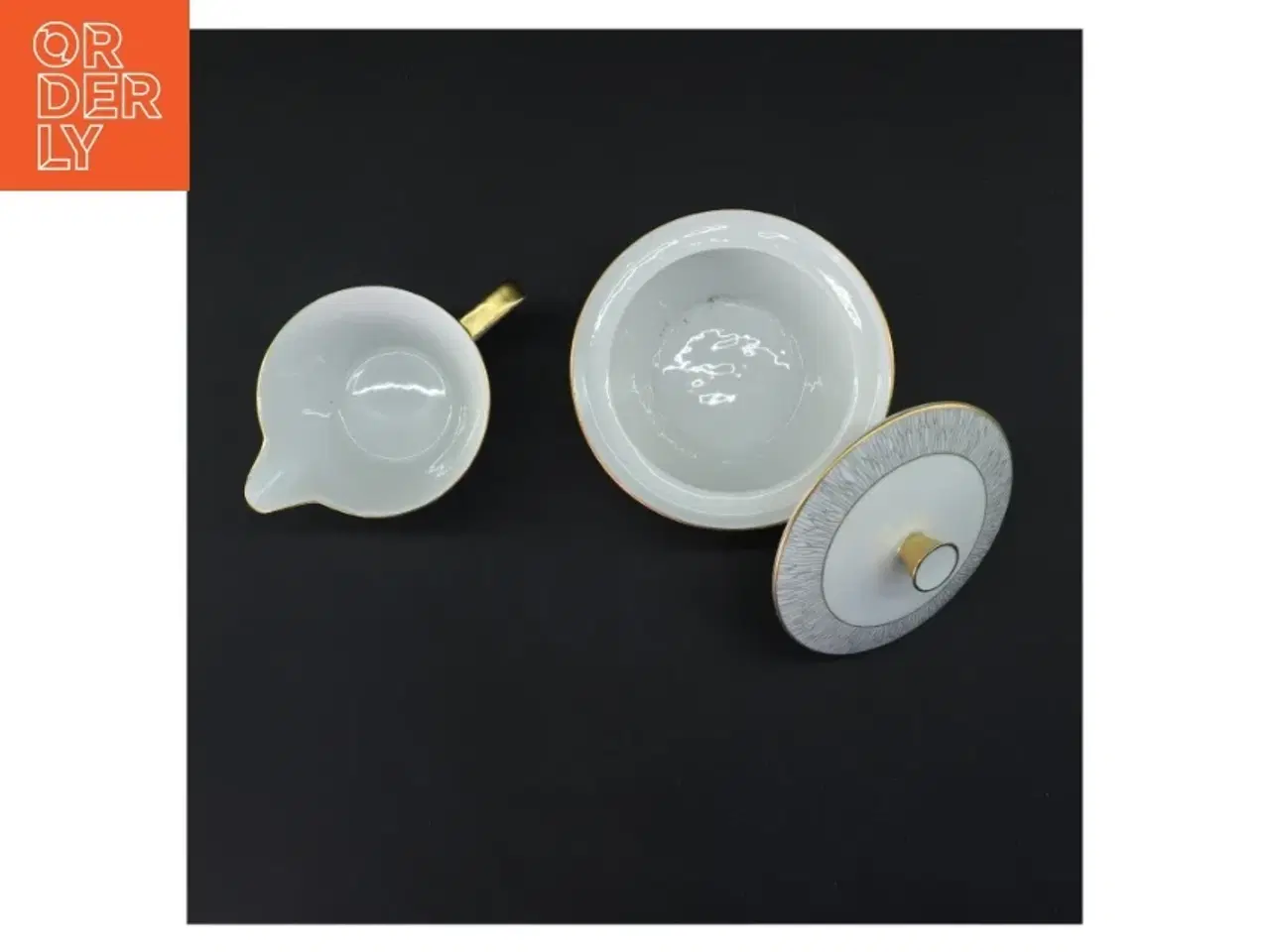 Billede 4 - Koh-I-Noor flødekande og sukkerskål sæt (str. Ø. 8 cm. længde. 7 cm. og. ø. 11,5 cm. længde. 6,5 cm)